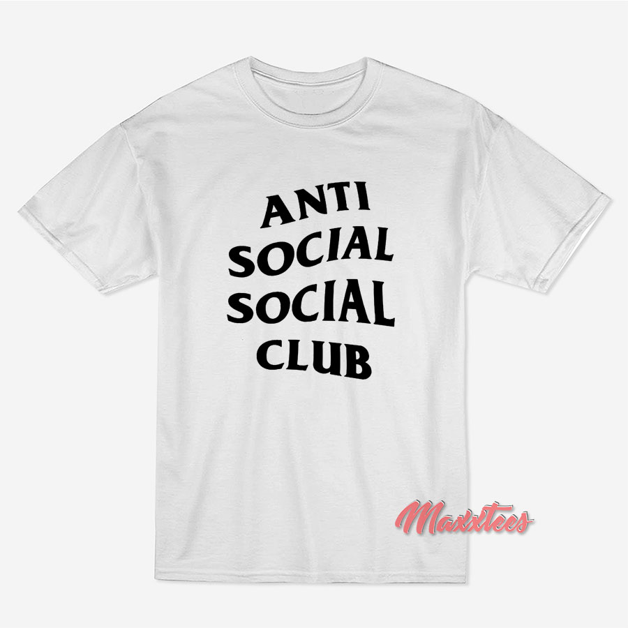 Anti Social Social Club White T-Shirt - Sale Trendy Graphic T-Shirt ...