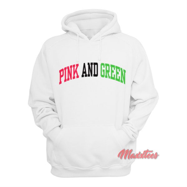 Pink And Green Hoodie