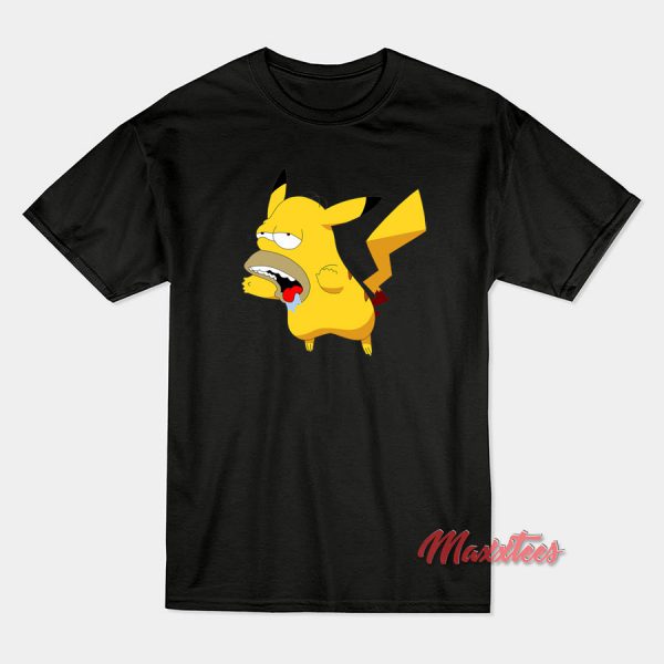 Pikachu Homer Simpsons T-Shirt
