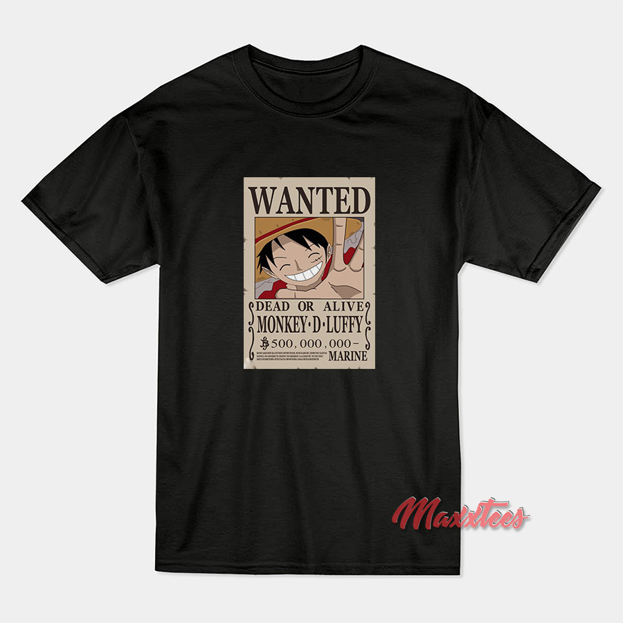 Wanted One Piece T-Shirt - Sell Trendy Graphic T-Shirt