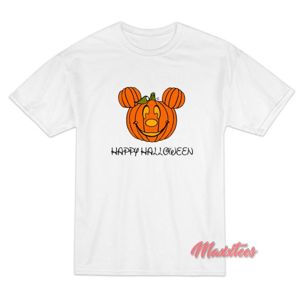 Pumpkin Mickey Mouse Halloween T-Shirt