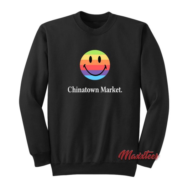 Chinatown Market Smiley Tech Sweatshirt