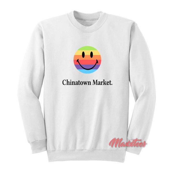 Chinatown Market Smiley Tech Sweatshirt