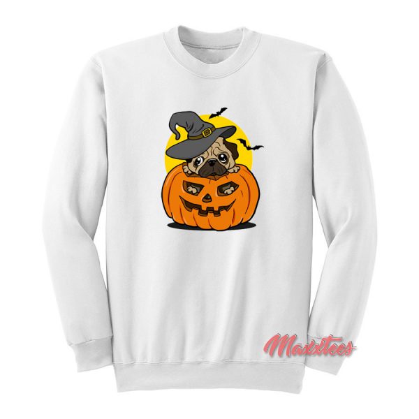 Halloween Pug Sweatshirt