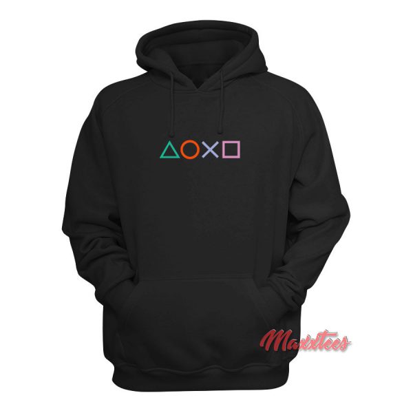 PlayStation Button Symbol Hoodie