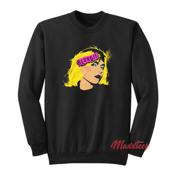 Blondie Debbie Harry Face Sweatshirt