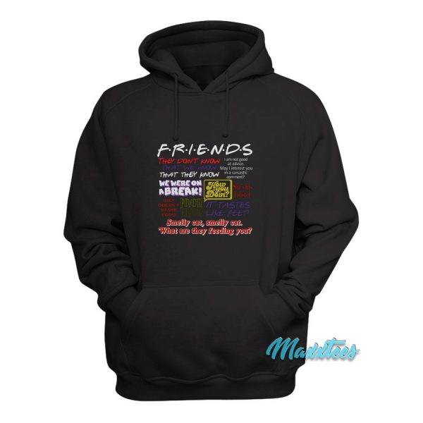Friends TV Show Quote About Friendship Hoodie