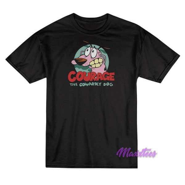Transparent Courage The Cowardly Dog T-Shirt