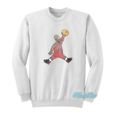 Homer Simpson Michael Jordan Sweatshirt - Maxxtees.com