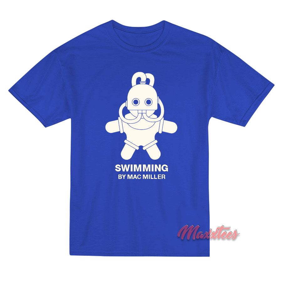 Swimming T Shirt DIY Big Size 100% Cotton Miller Swimming Blue Slide Park  Good Am Most Doodle Rip Macadelic - AliExpress