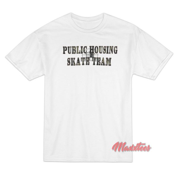 Public Housing Skate Team Camo T-Shirt