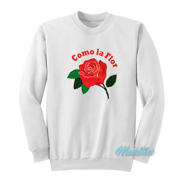 Como La Flor Rose Sweatshirt