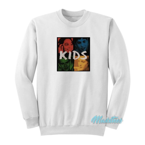Kids Movie Colored Squares Sweatshirt