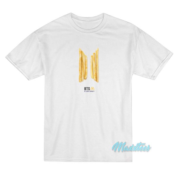 BTS Mcdonalds French Fries T-Shirt