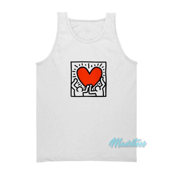 Keith Haring Heart Tank Top