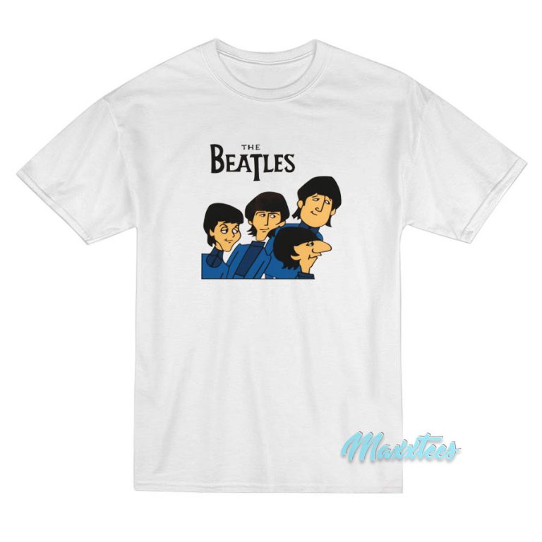The Beatles Cartoon T-Shirt - For Men or Women - Maxxtees.com