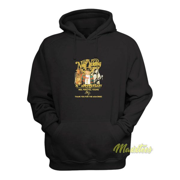 Neil Young 76th Anniversary 1945 2021 Hoodie