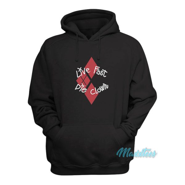 DC The Suicide Squad Live Fast Die Clown Hoodie