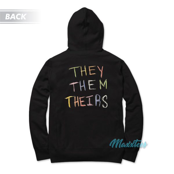 Gender No Thanks They Them Theirs Hoodie