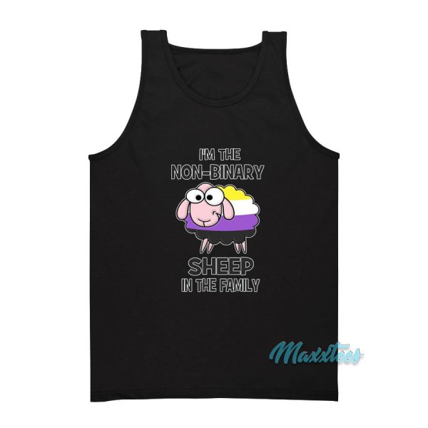 I'm Not-Binary Sheep In The Family Tank Top