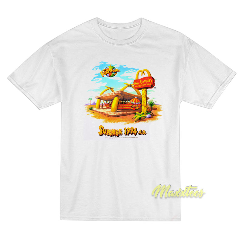 The Flintstones McDonalds 1994 T-Shirt - Maxxtees.com