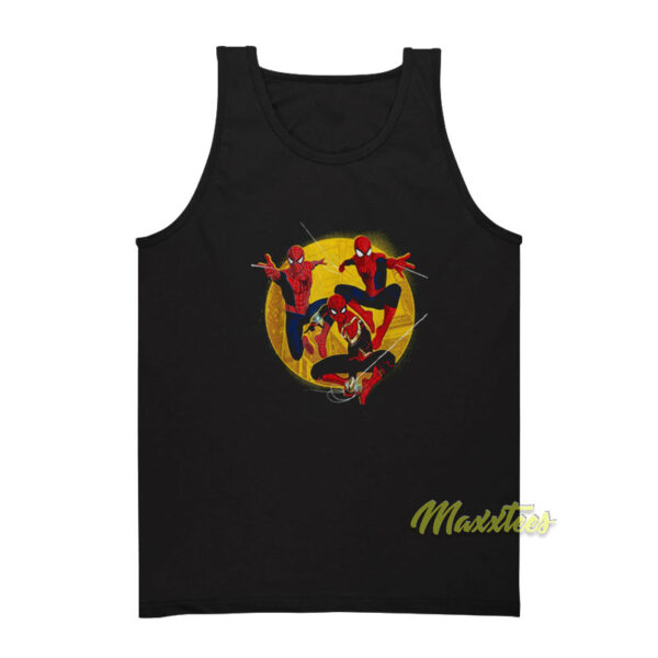 Spider Man No Way Home Maguire and Garfield Tank Top