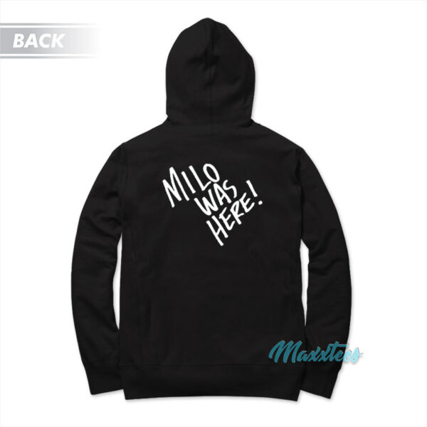Descendents Milo Goes To Checkpoint D Milo Was Here Hoodie