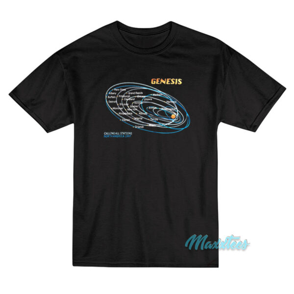 Genesis Calling All Stations North America 1997 T-Shirt