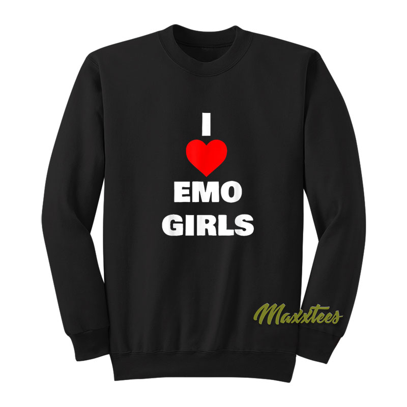 I Love Emo Girls Shirt I Heart Emo Girls Tshirt' Women's Plus Size T-Shirt