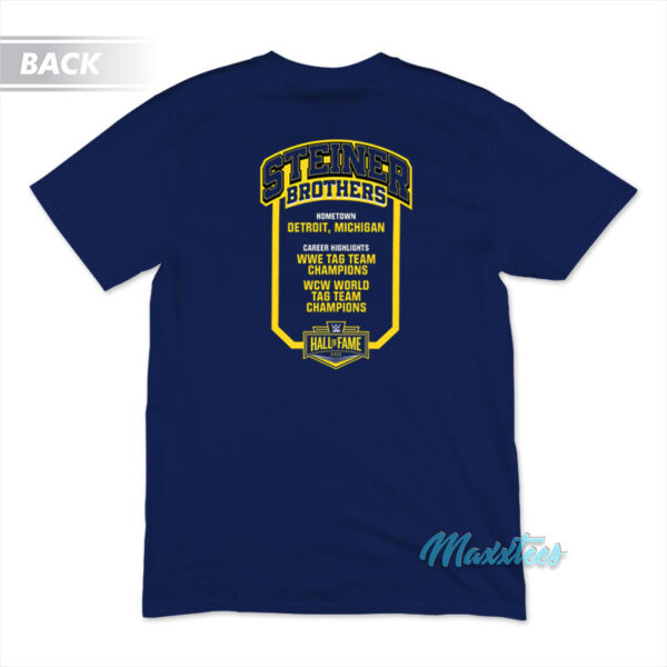 Steiner Brothers Hall Of Fame 2022 T-Shirt