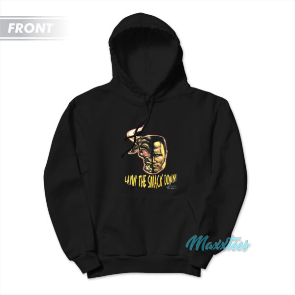 The Rock Layin' The Smack Down Roody Poo Hoodie