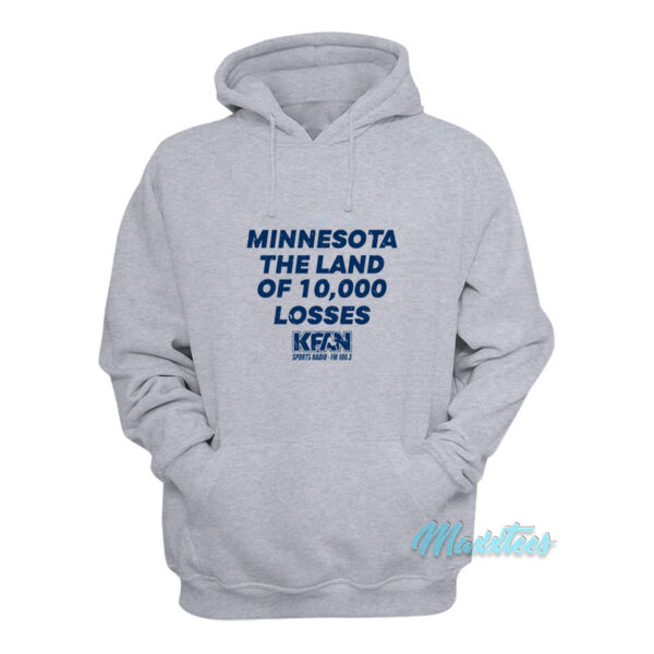 Minnesota The Land Of 10000 Losses Hoodie