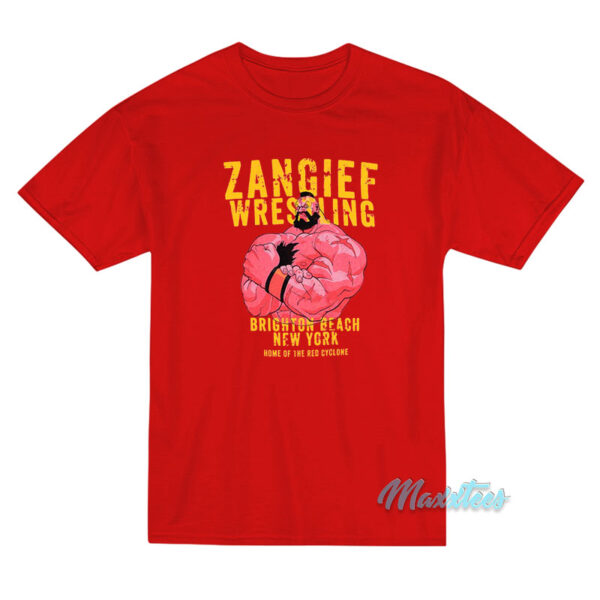 Zangief Wrestling Brighton Beach New York T-Shirt