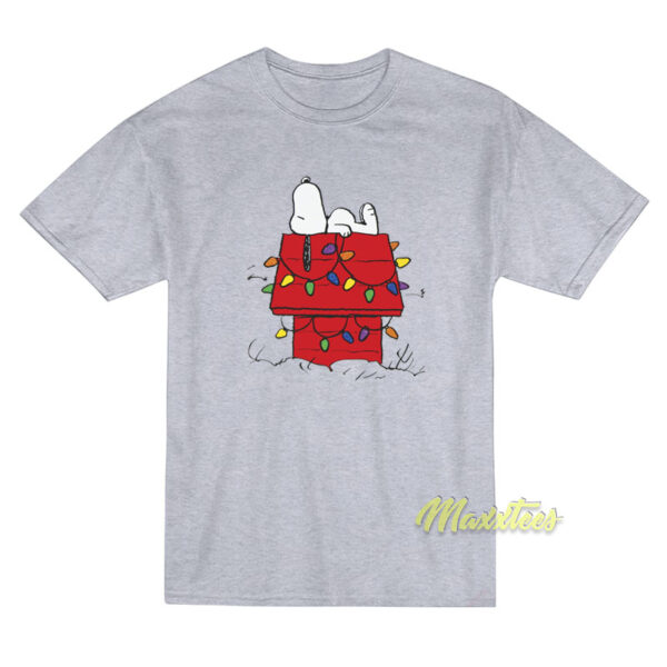 Snoopy Christmas Doghouse T-Shirt