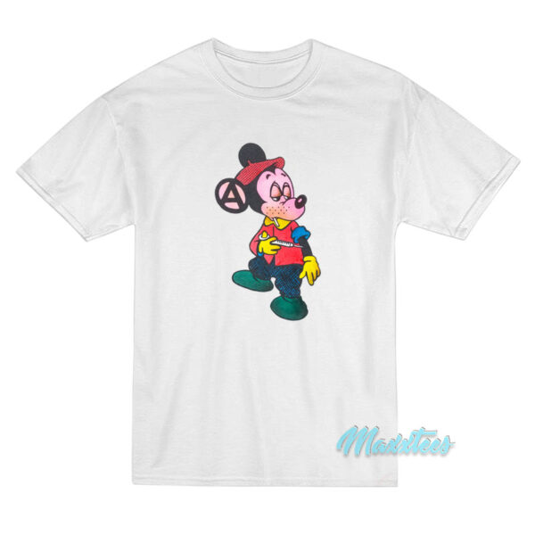 Seditionaries Mickey Mouse Shooting Dope T-Shirt