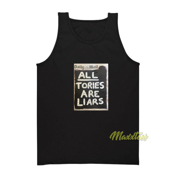 All Tories Are Liars Tank Top