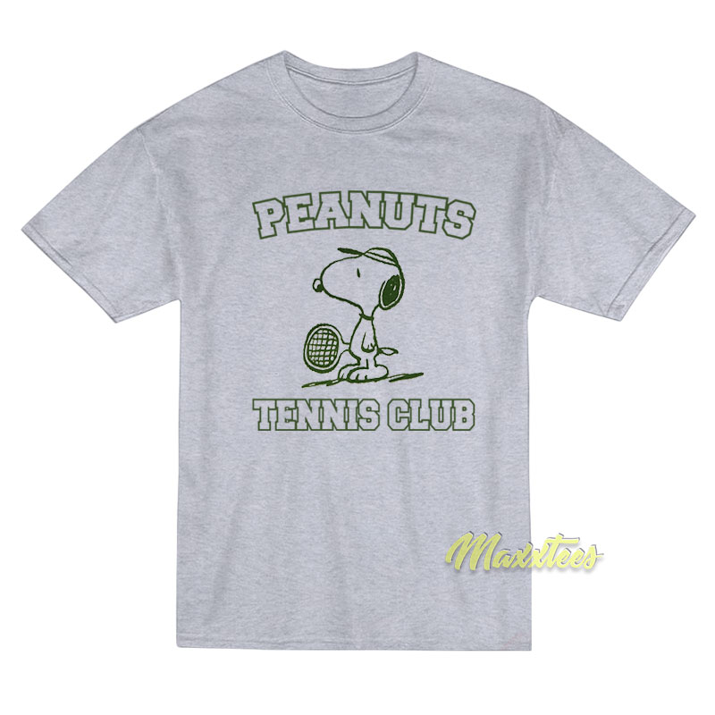 Snoopy Tennis Club T-Shirt - For Men or Women - Maxxtees.com