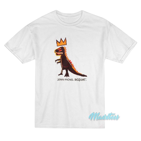 Jean Michel Basquiat Dinosaur Crown T-Shirt