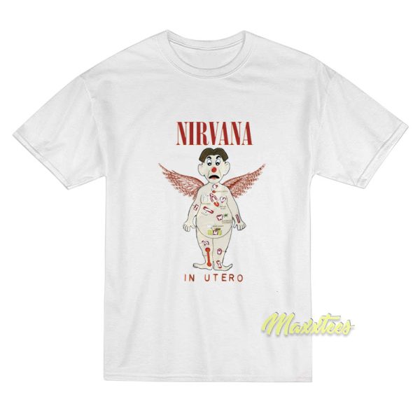 Nirvana In Utero Cartoon T-Shirt