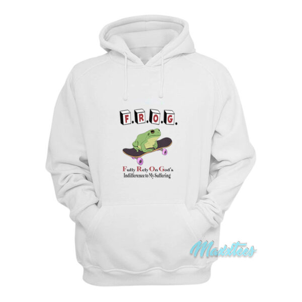 Frog Fully Rely On God's Hoodie