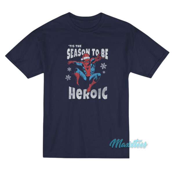 Spider-Man Tis The Season To Be Heroic T-Shirt
