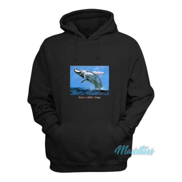 Sza Sustainability Gang Whale Jumping Hoodie