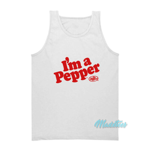 MCR Gerard Way I'm A Pepper Dr Pepper Tank Top