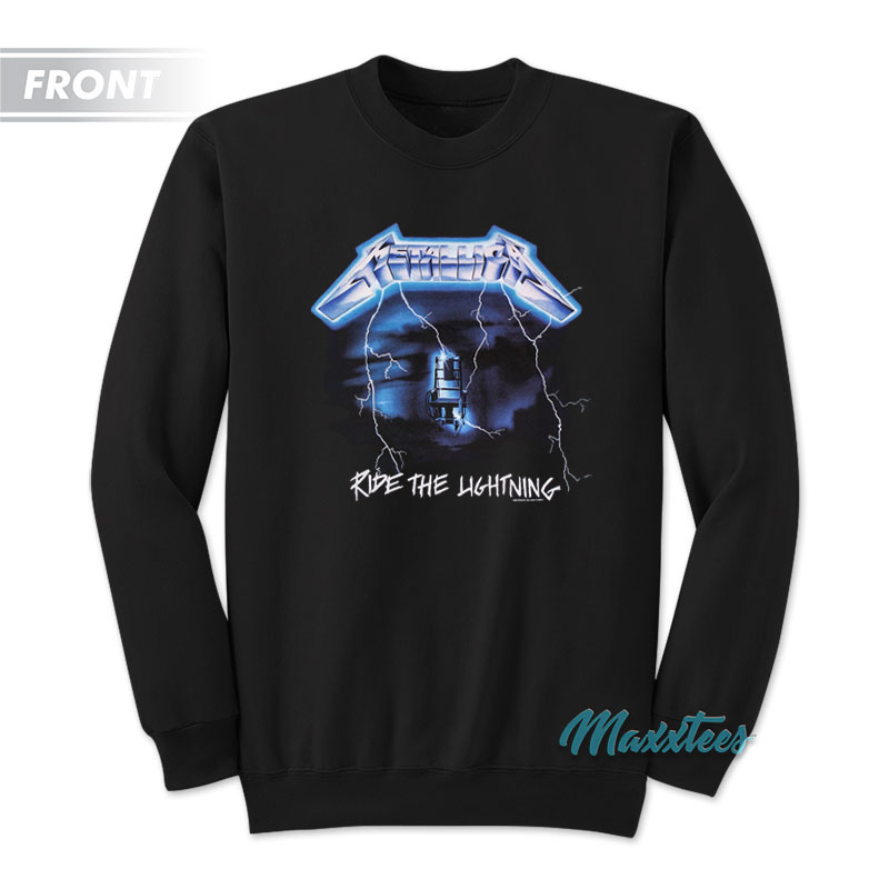 Original Metallica Ride The Lightning T-shirt,Sweater, Hoodie, And Long  Sleeved, Ladies, Tank Top