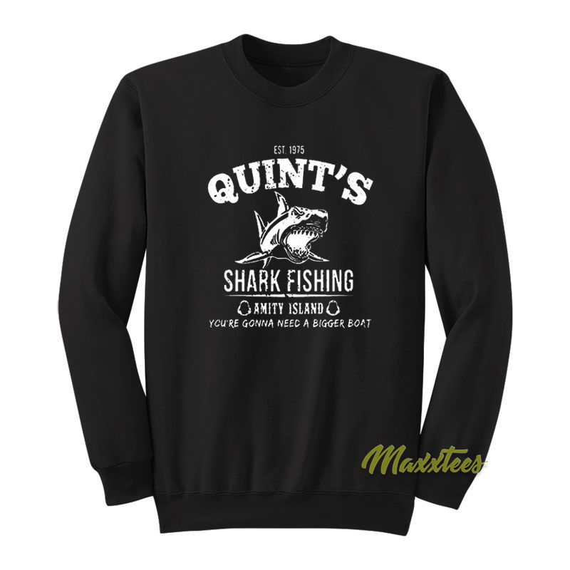 Quints Shark Fishing Amity Island T-Shirt Unisex