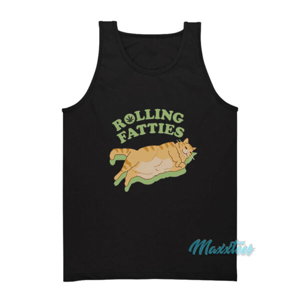 Rolling Fatties Cat Weed Tank Top