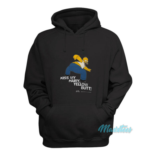 Kiss My Hairy Yellow Butt The Simpsons Hoodie