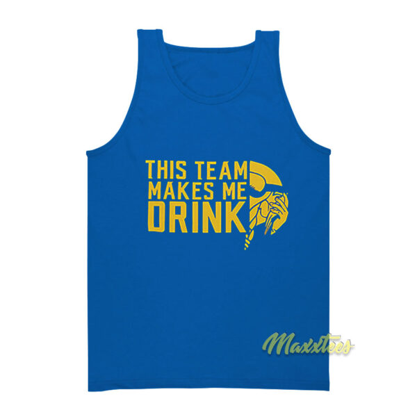 This Team Makes Me Drink Viking Tank Top
