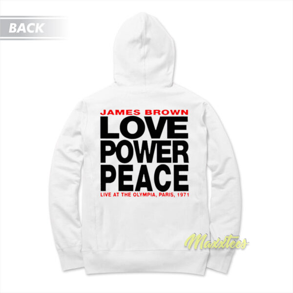 James Brown Love Power Peace 1971 Hoodie