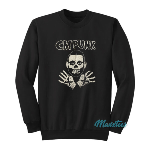 CM Punk Misfits Fiend Skull Sweatshirt